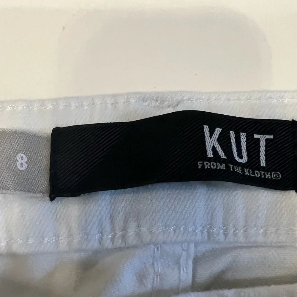 Kut from the Cloth Stella Optic White High Rise Flare Jean - Picture 7 of 15